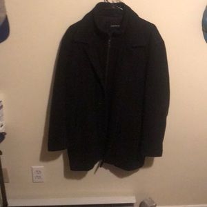 Long Fog Pea Coat medium